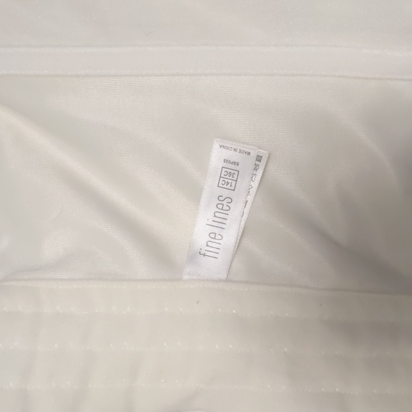 Fine Lines Ivory Satin 4 Way Convertible Bustier Size 36C - Picture 3 of 6